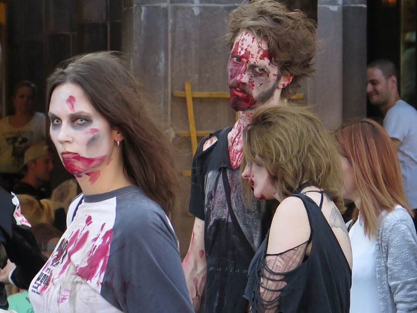 Zombie-Walk in Leipzig