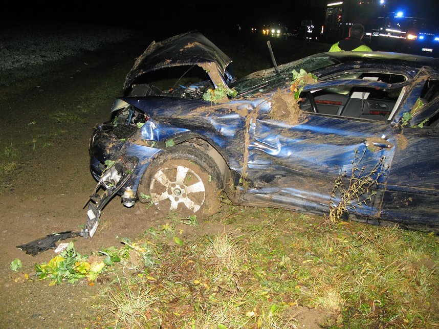 Unfall auf der Autobahn