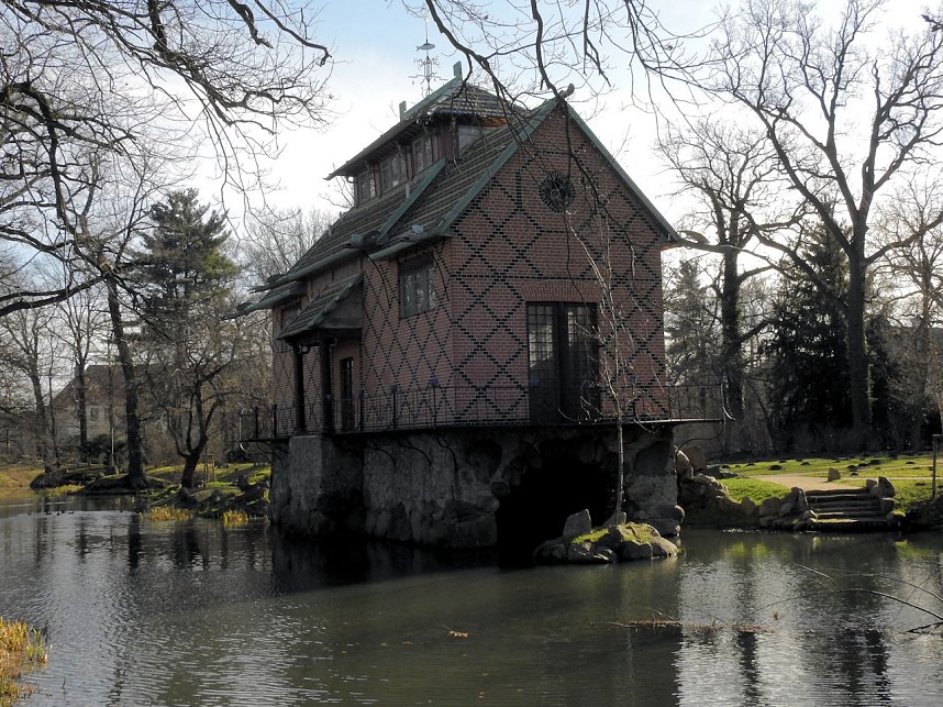 Peter Blei zu Besuch auf Schloss Oranienbaum