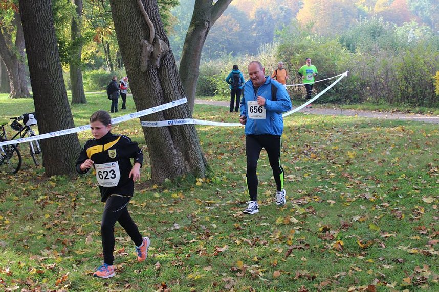Die langen Strecken beim Stadtparklauf