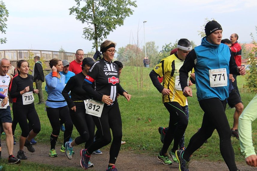 Die langen Strecken beim Stadtparklauf