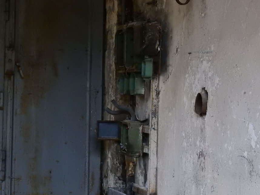 Peter Blei in der Brikettfabrik