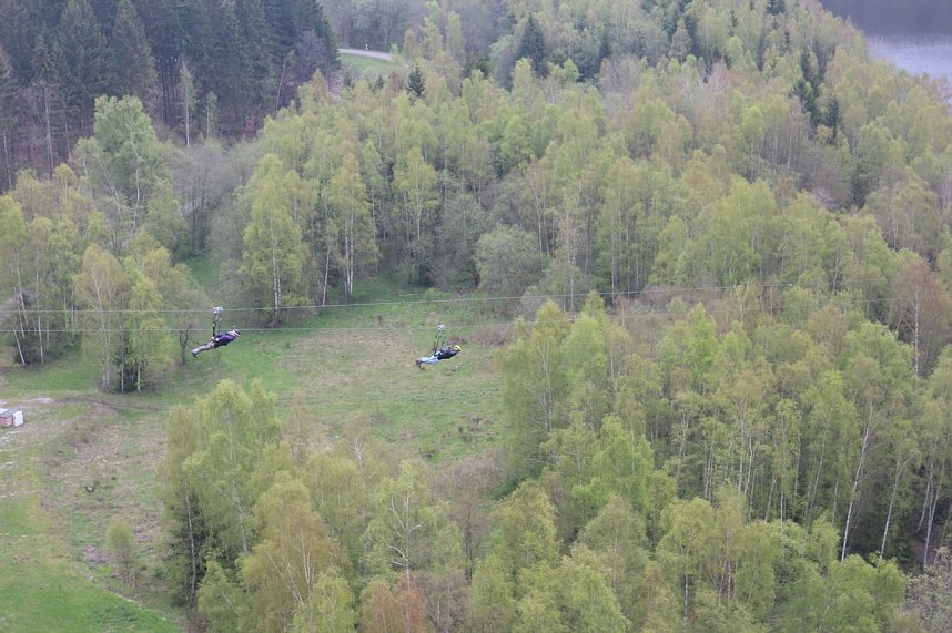 Titan RT - die l&auml;ngste Fu&szlig;g&auml;ngerh&auml;ngebr&uuml;cke der Welt wurde heute im Harz er&ouml;ffnet