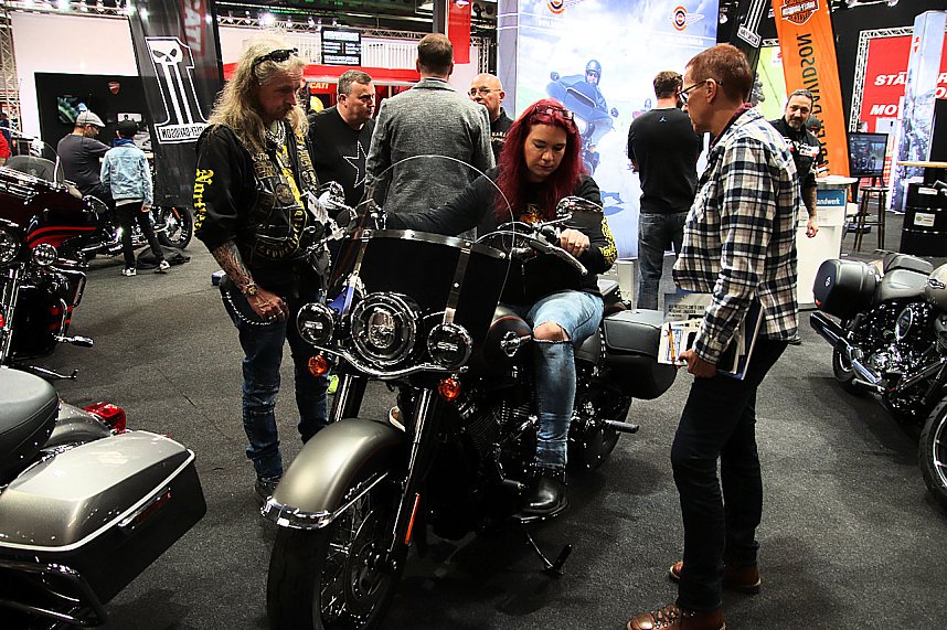 Motorradmesse in Erfurt