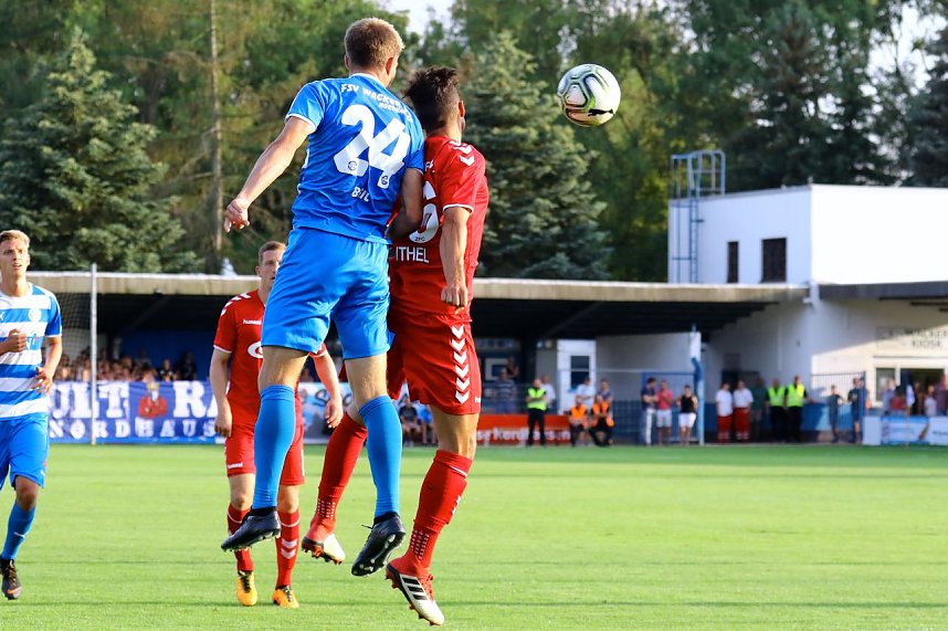 Wacker Nordhausen mit ersten Sieg in einem Heimspiel. 3:0 gegen Meuselwitz im ersten Th&uuml;ringen-Derby der Saison