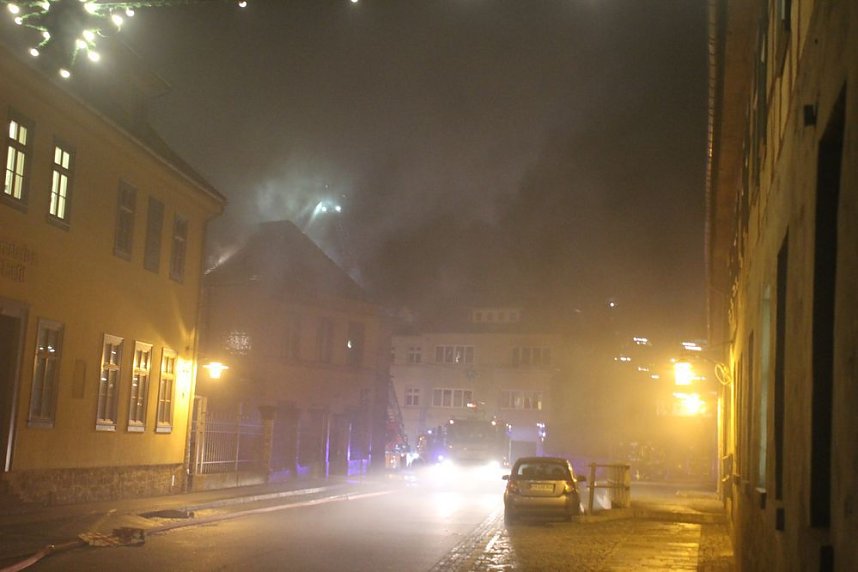 Gro&szlig;brand in Sondershausen