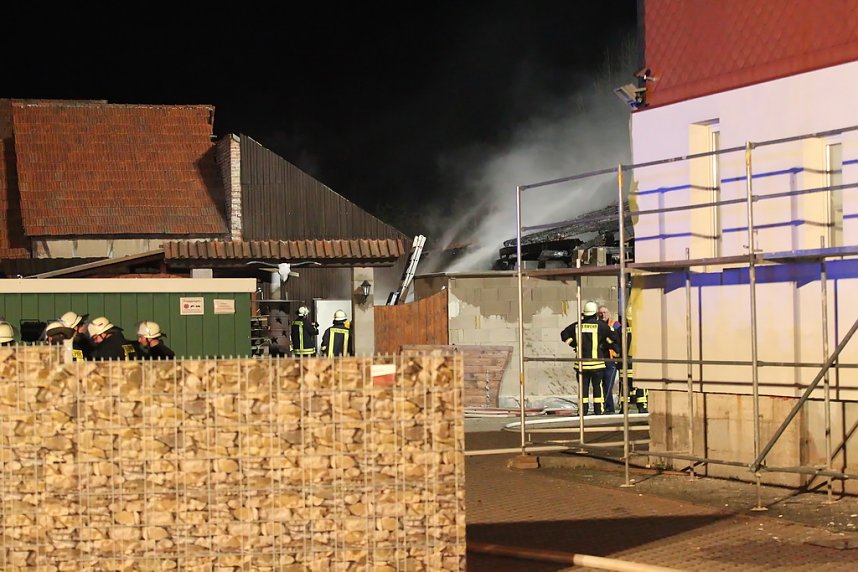 Scheunenbrand in Bollstedt