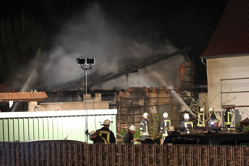 Scheunenbrand in Bollstedt