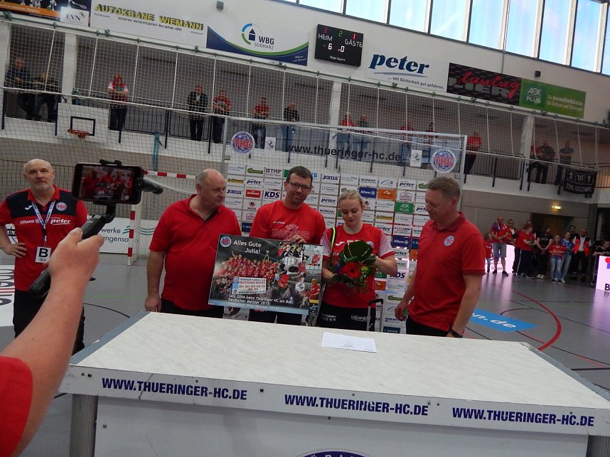 Emotionaler Saisonabschluss in der Wiedigsburghalle