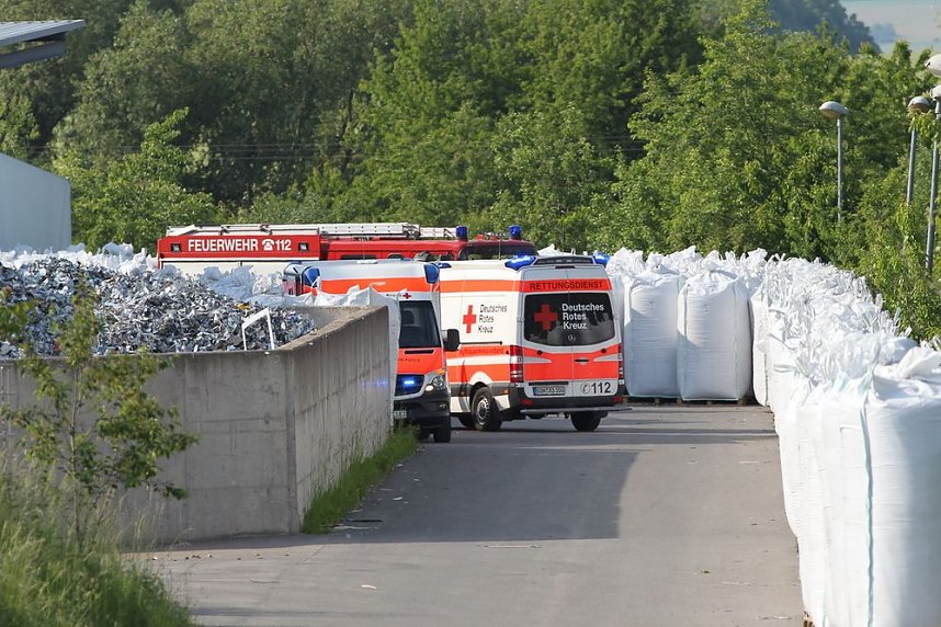 Gro&szlig;einsatz der Feuerwehren