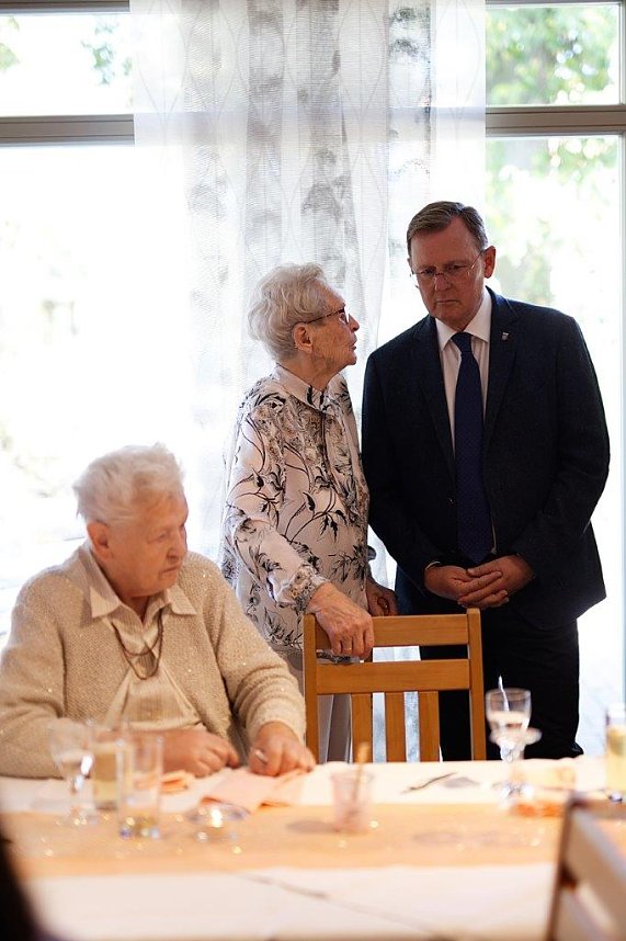 Liesbeth G&ouml;ber aus M&uuml;hlhausen feierte am Sonntag ihren 100. Geburtstag