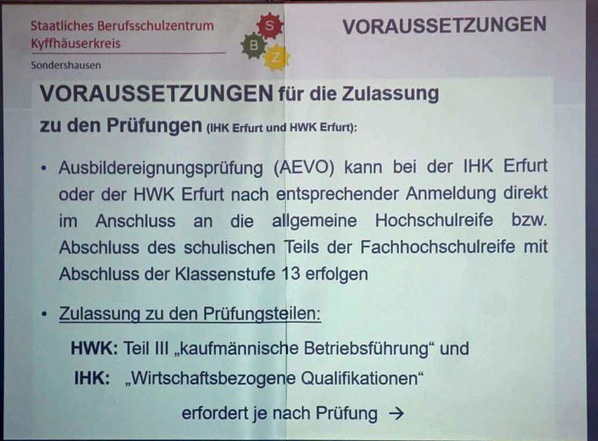 Auftaktveranstaltung f&uuml;r das Berufliche Gymnasium+