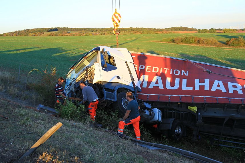 Bergung auf der Autobahn