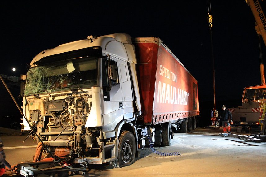 Bergung auf der Autobahn