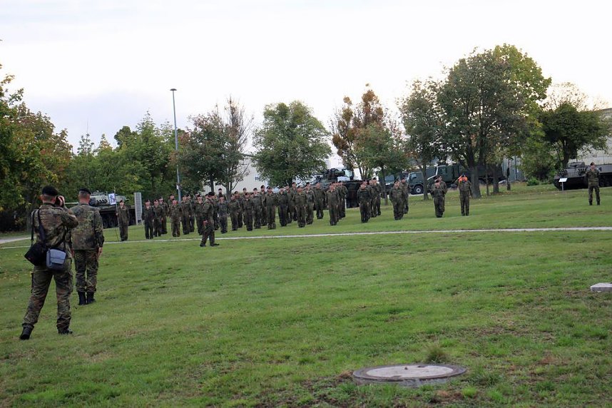Panzerkompanie in Bad Frankenhausen verabschiedet 