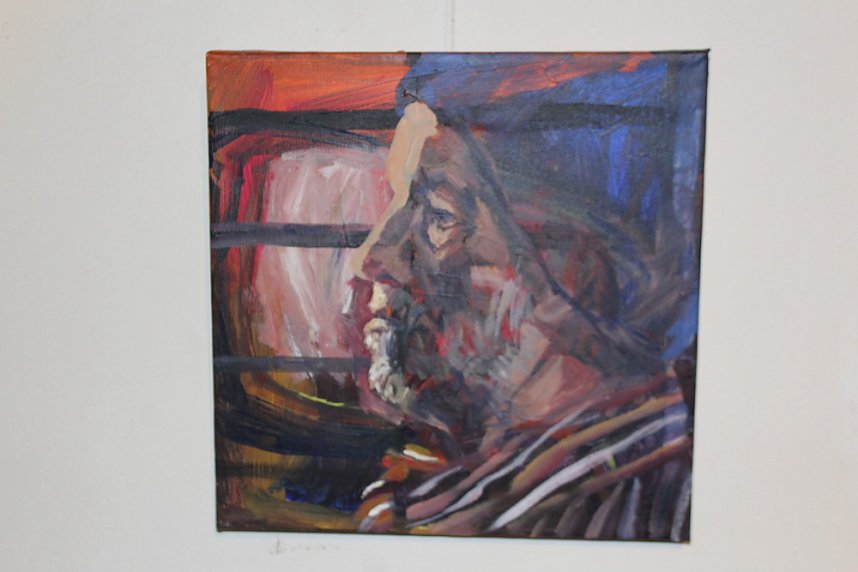 Vernissage imRathaus mit Erken von ann Vrielinck