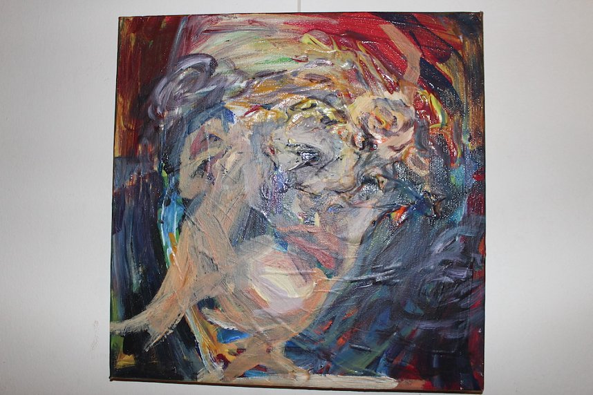 Vernissage imRathaus mit Erken von ann Vrielinck