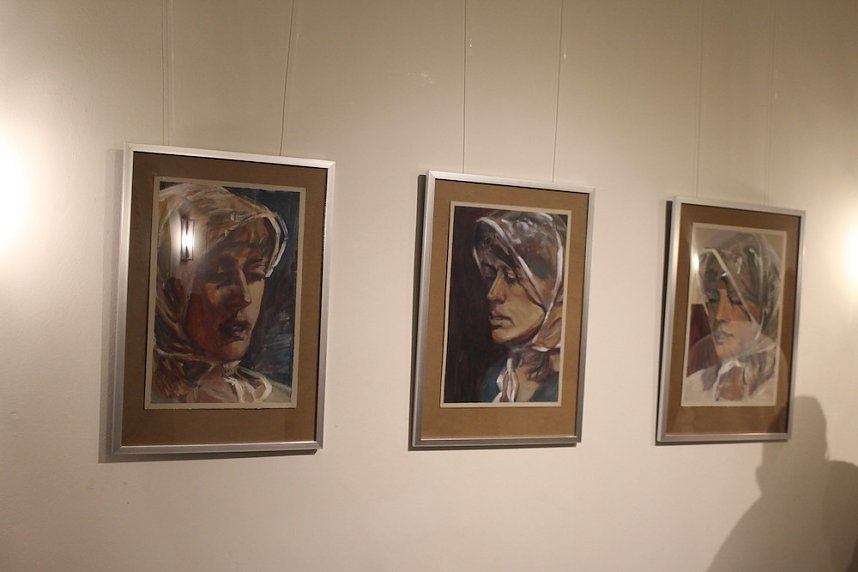 Vernissage imRathaus mit Erken von ann Vrielinck