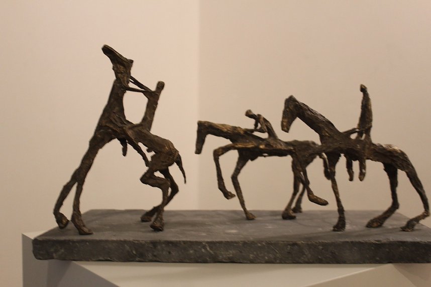 Vernissage imRathaus mit Erken von ann Vrielinck