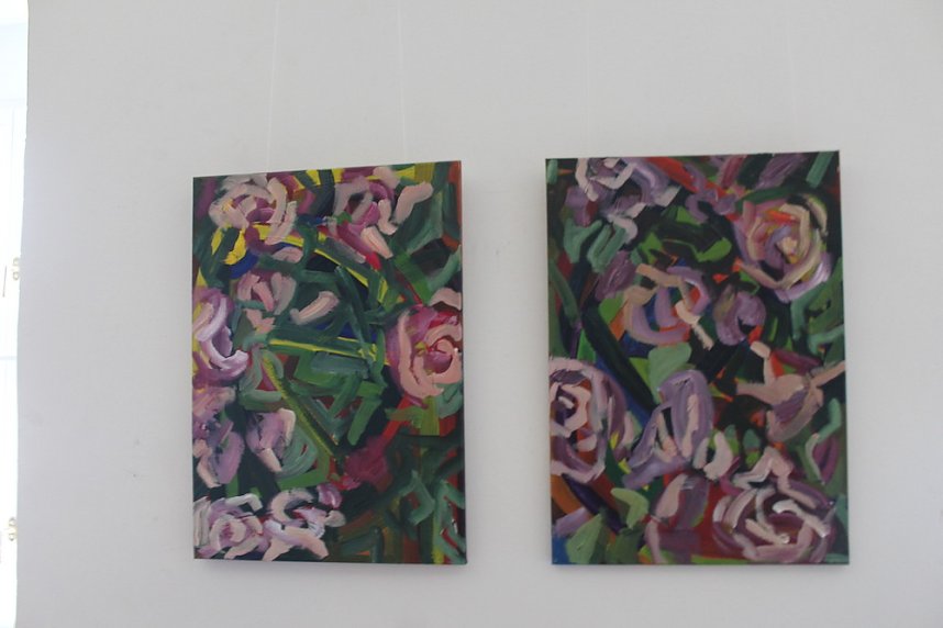 Vernissage imRathaus mit Erken von ann Vrielinck