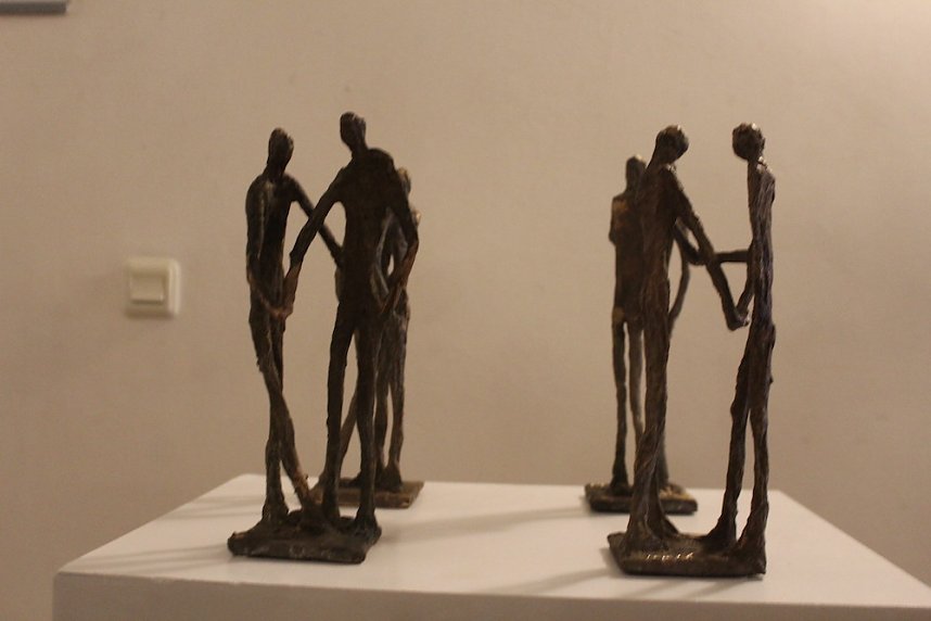 Vernissage imRathaus mit Erken von ann Vrielinck