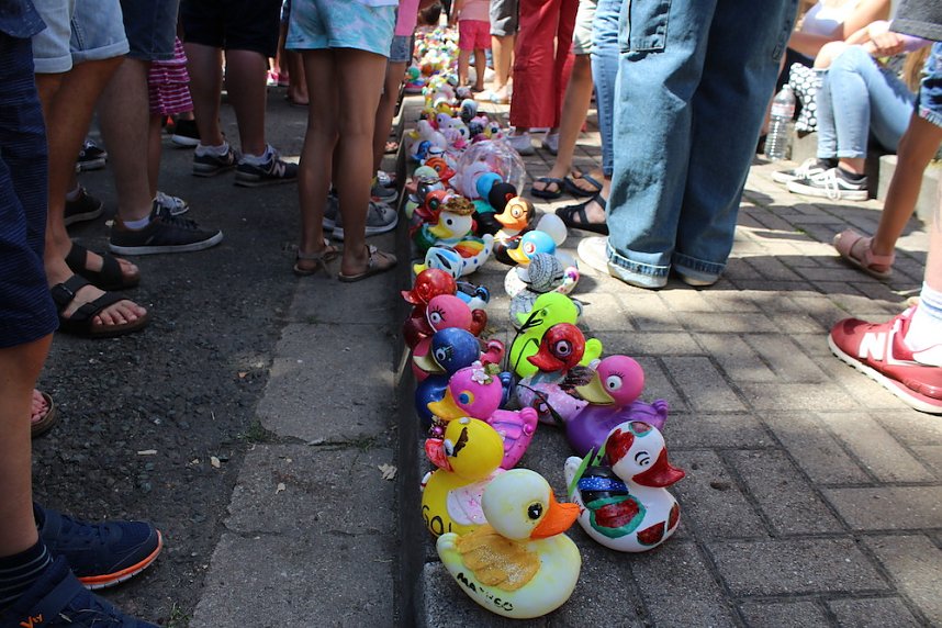 Am Zieleinlauf herrschte Volksfeststimmung