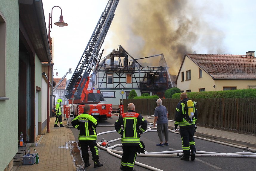 Gro&szlig;brand in Bothenheilingen