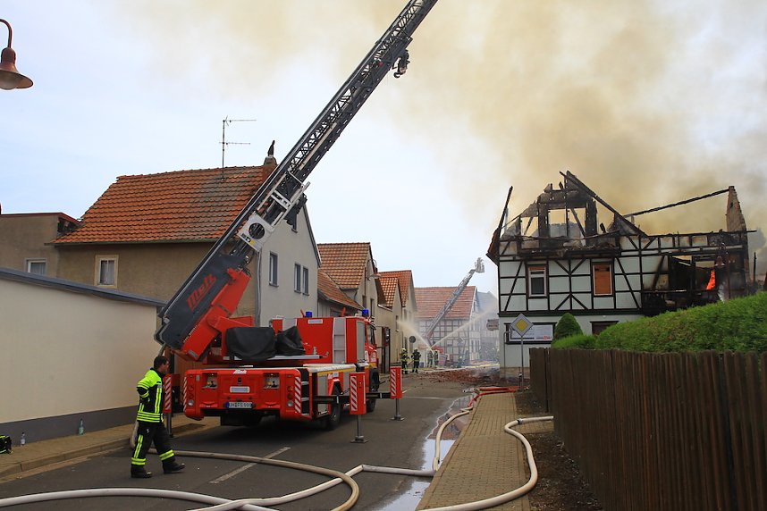 Gro&szlig;brand in Bothenheilingen