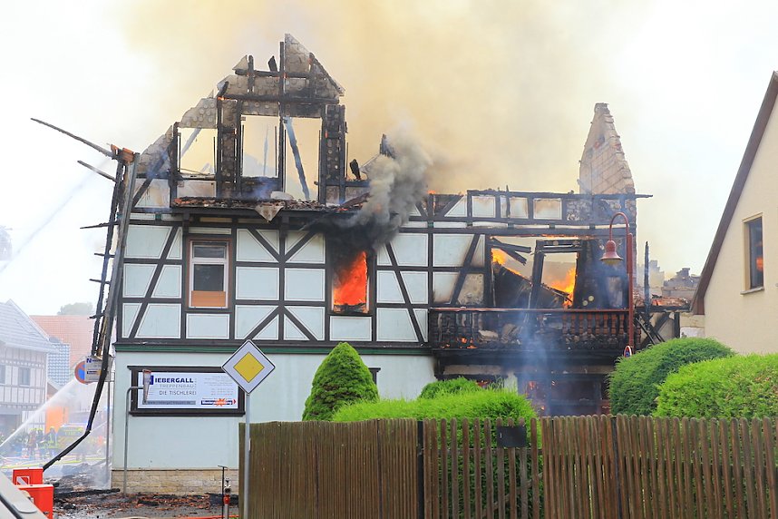Gro&szlig;brand in Bothenheilingen