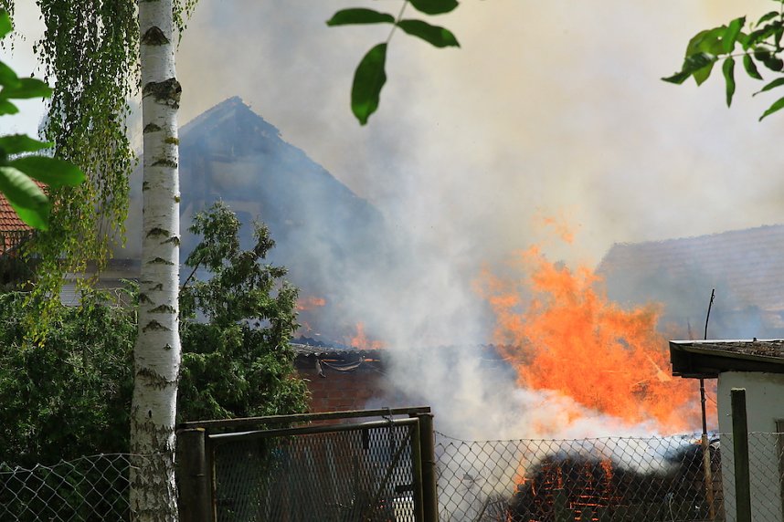 Gro&szlig;brand in Bothenheilingen