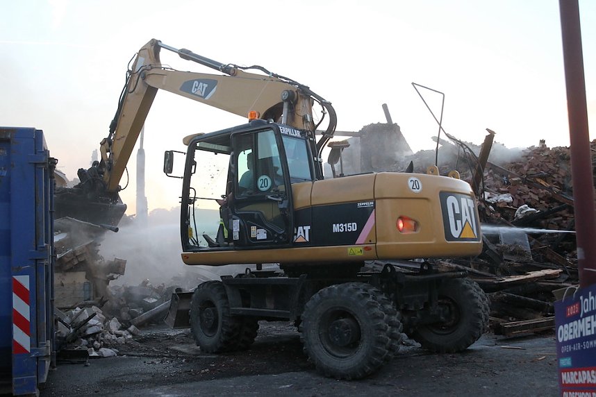 Der Tag nach dem Gro&szlig;brand in Bothenheilingen