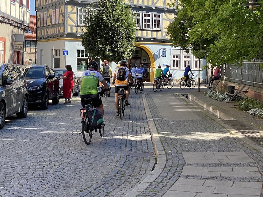 &Uuml;ber 150 Fahrradfahrer sind heute unterwegs nach Apolda
