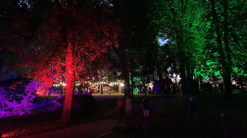Extralange Sommerlaune gestern Abend in Bad Langensalza