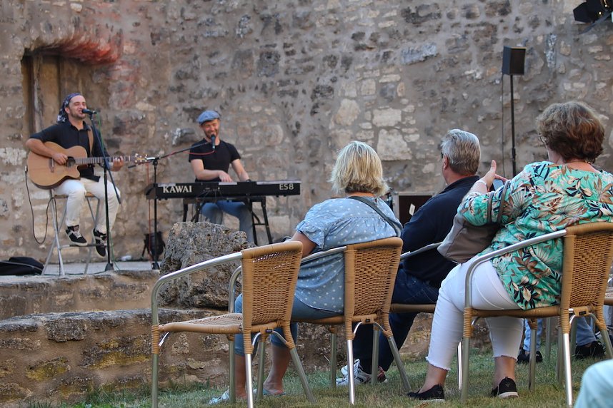 Extralange Sommerlaune gestern Abend in Bad Langensalza