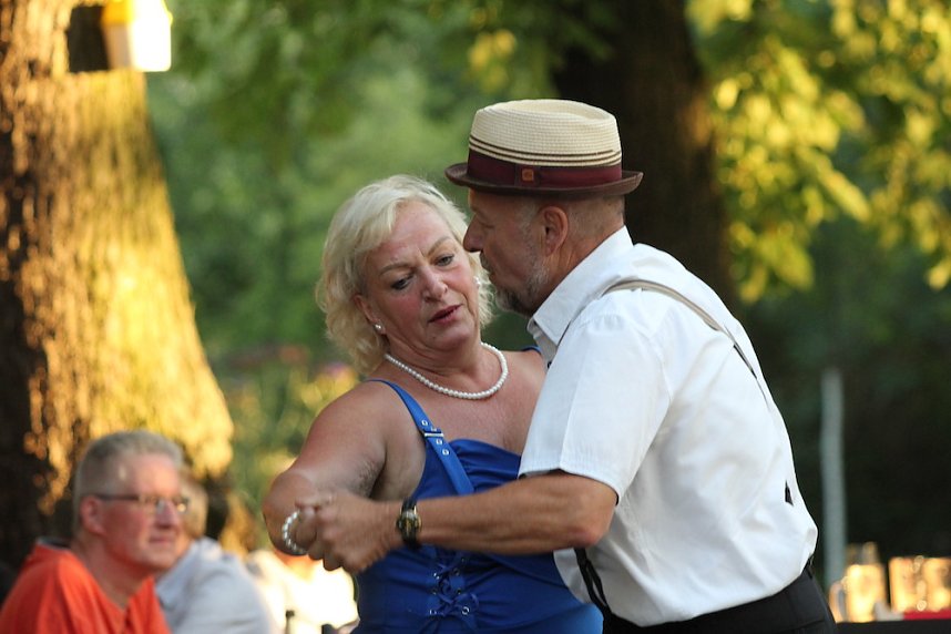Extralange Sommerlaune gestern Abend in Bad Langensalza