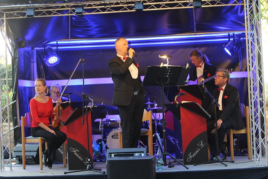 Extralange Sommerlaune gestern Abend in Bad Langensalza