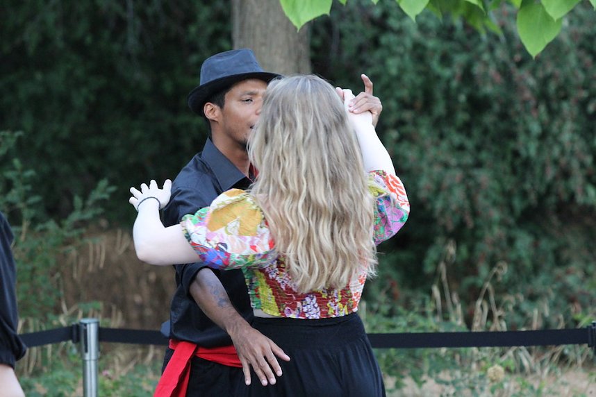 Extralange Sommerlaune gestern Abend in Bad Langensalza