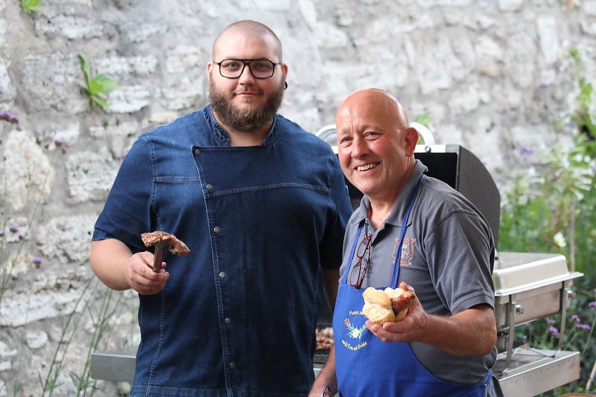 Extralange Sommerlaune gestern Abend in Bad Langensalza