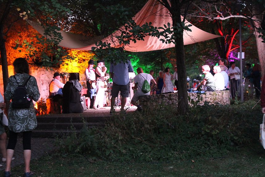 Extralange Sommerlaune gestern Abend in Bad Langensalza