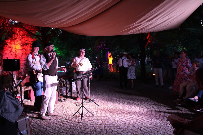 Extralange Sommerlaune gestern Abend in Bad Langensalza