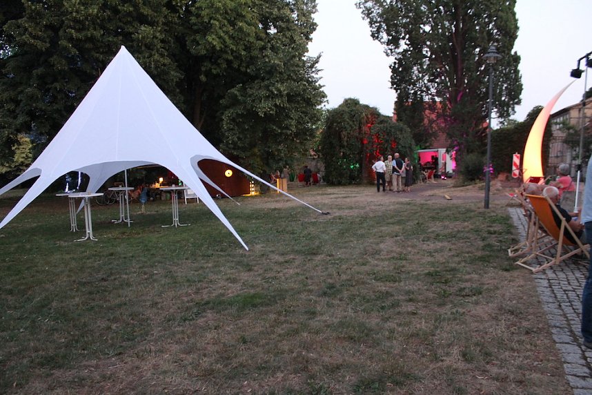 Extralange Sommerlaune gestern Abend in Bad Langensalza