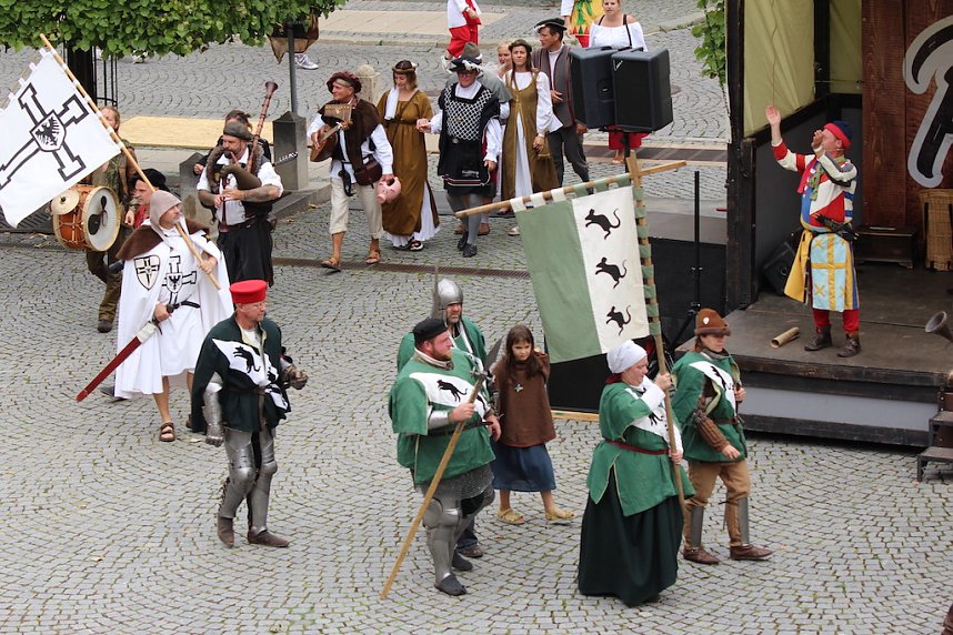Er&ouml;ffnung des 28. Mittelalterstadtfestes in Bad Langensalza