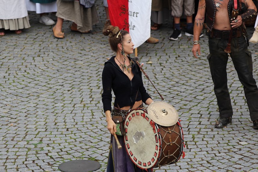 Er&ouml;ffnung des 28. Mittelalterstadtfestes in Bad Langensalza