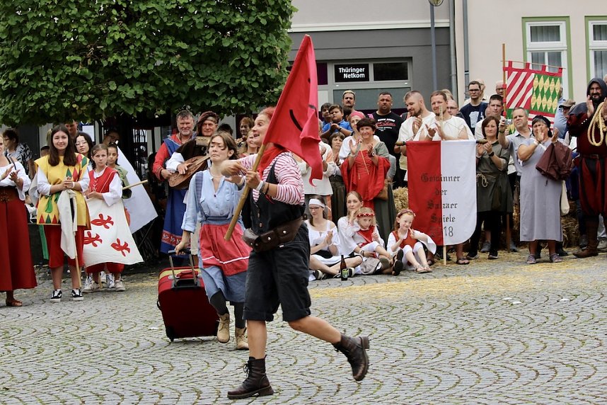 Er&ouml;ffnung des 28. Mittelalterstadtfestes in Bad Langensalza