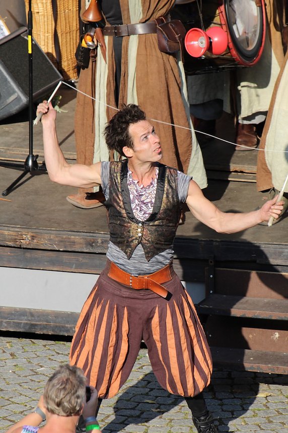 Mit einem phantastischen Spektakel und die Verabschiedung aller Akteure, endete das 28. Mittelalterfest von Bad Langensalza