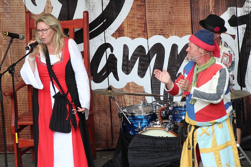 Mit einem phantastischen Spektakel und die Verabschiedung aller Akteure, endete das 28. Mittelalterfest von Bad Langensalza