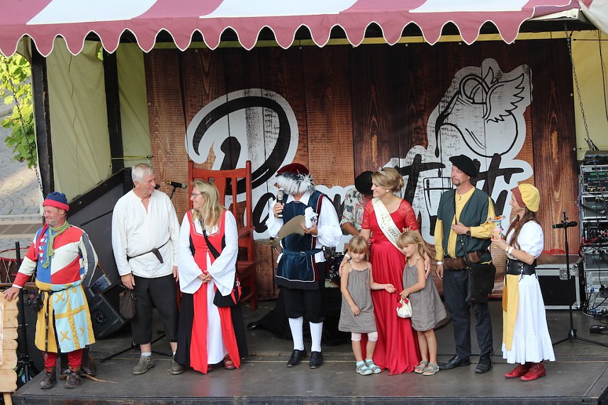 Mit einem phantastischen Spektakel und die Verabschiedung aller Akteure, endete das 28. Mittelalterfest von Bad Langensalza