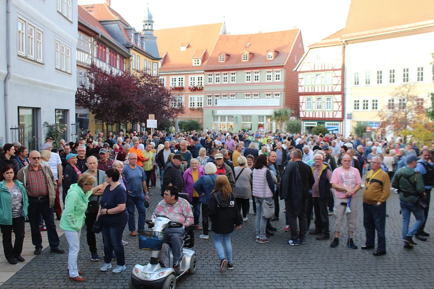 Protestkundgebung Oktober in Bad Langensalza
