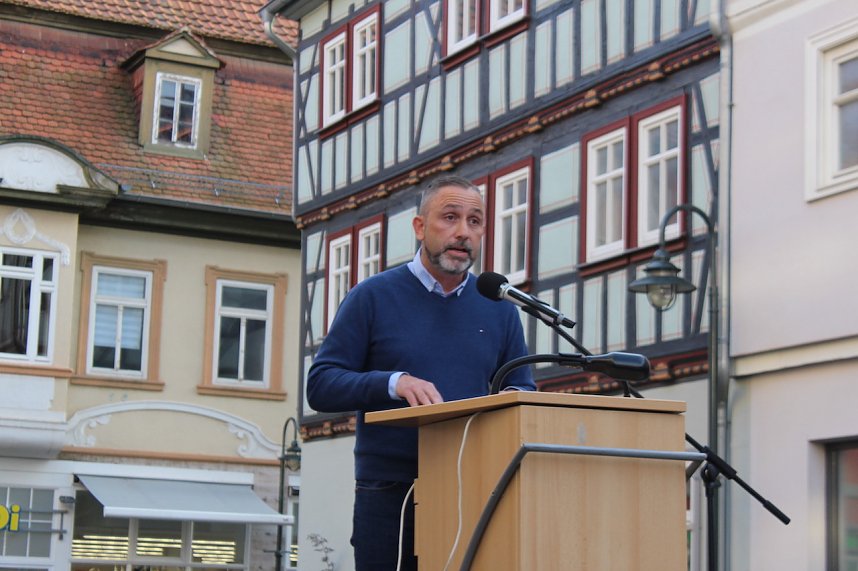 Protestkundgebung Oktober in Bad Langensalza
