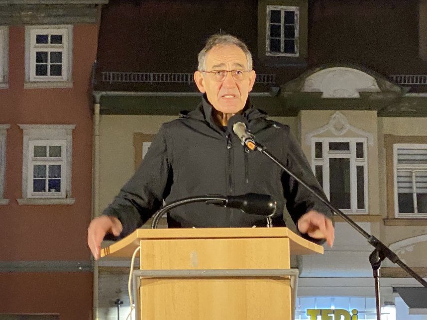 Dritte Kundgebung gegen die Energiepolitik der Bundesregierung in Bad Langensalza 